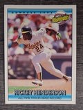1992 Donruss #215 Rickey Henderson HL