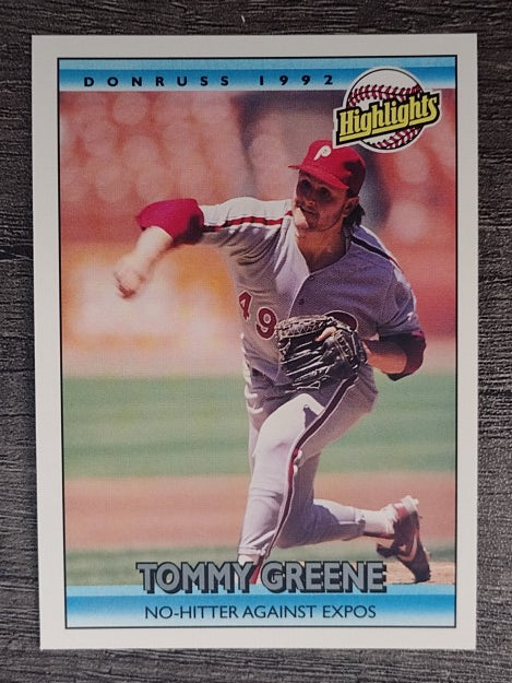 1992 Donruss #94 Tommy Greene HL