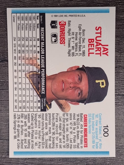 1992 Donruss #100 Jay Bell