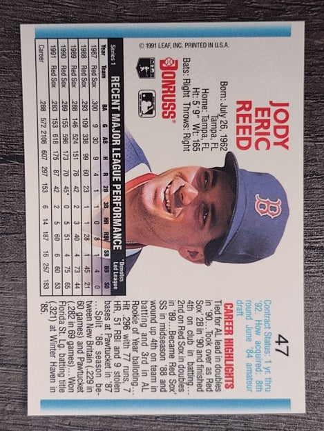 1992 Donruss #47 Jody Reed