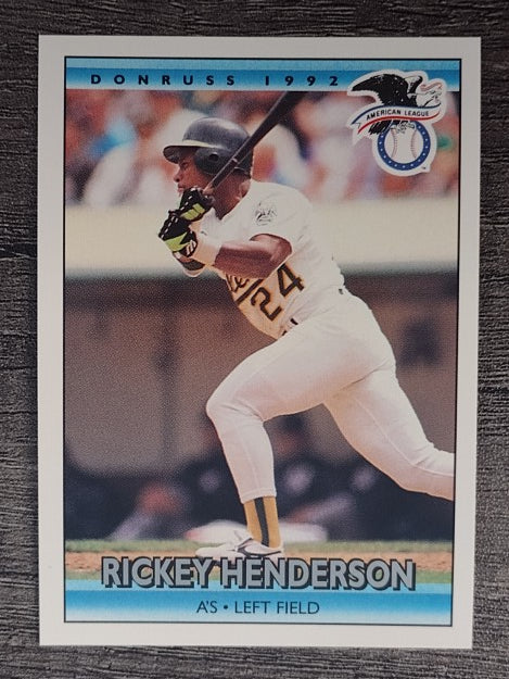 1992 Donruss #30 Rickey Henderson AS