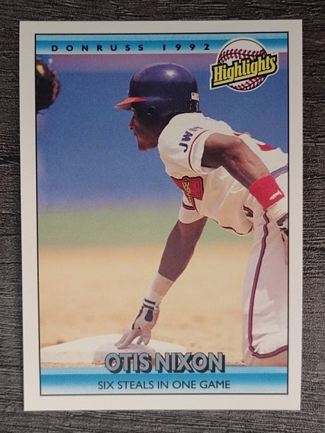 1992 Donruss #33 Otis Nixon HL