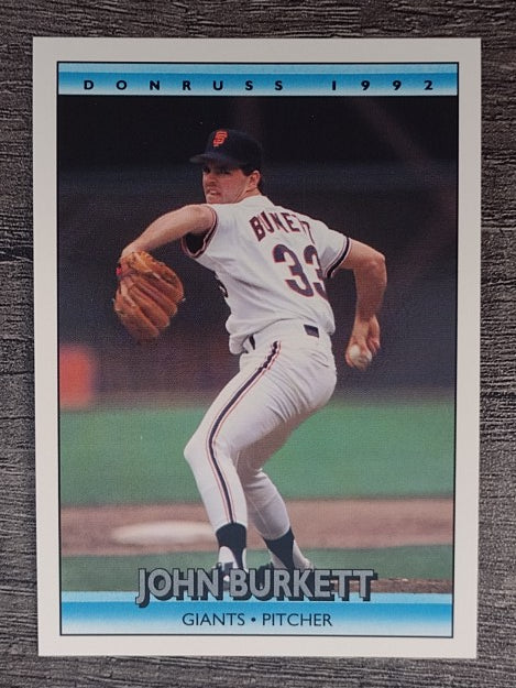 1992 Donruss #257 John Burkett