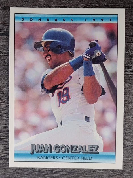 1992 Donruss #393 Juan Gonzalez