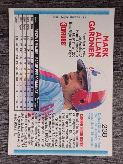 1992 Donruss #238 Mark Gardner