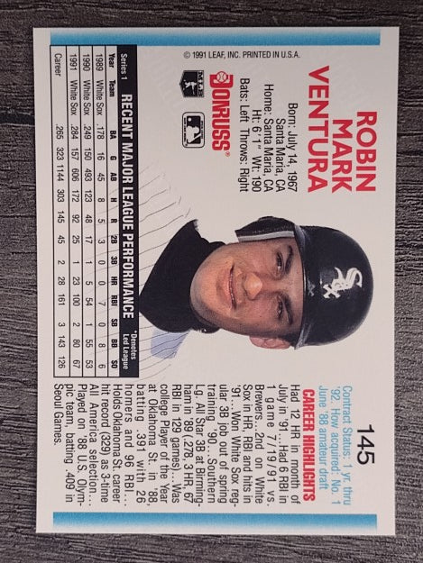 1992 Donruss #145 Robin Ventura