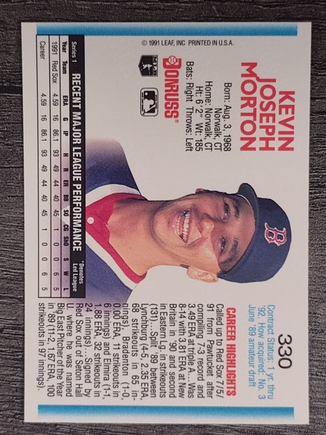 1992 Donruss #330 Kevin Morton