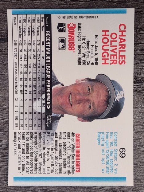 1992 Donruss #69 Charlie Hough