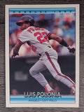 1992 Donruss #252 Luis Polonia
