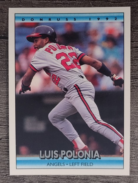 1992 Donruss #252 Luis Polonia