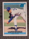 1992 Donruss #421 Lance Dickson RR