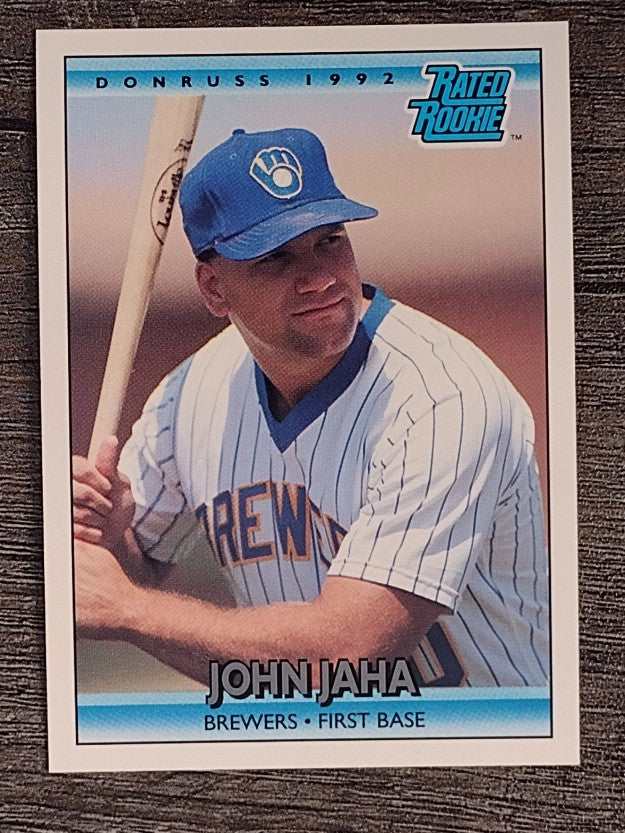 1992 Donruss #398 John Jaha RR RC