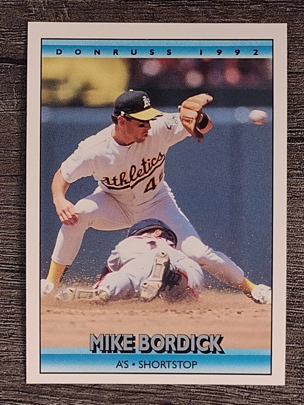 1992 Donruss #505 Mike Bordick
