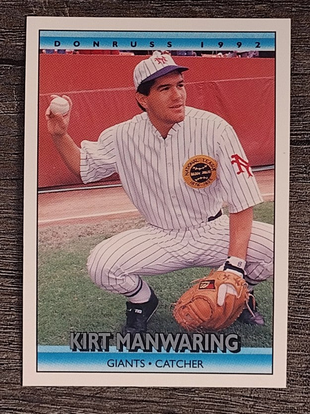 1992 Donruss #494 Kirt Manwaring