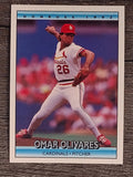 1992 Donruss #481 Omar Olivares