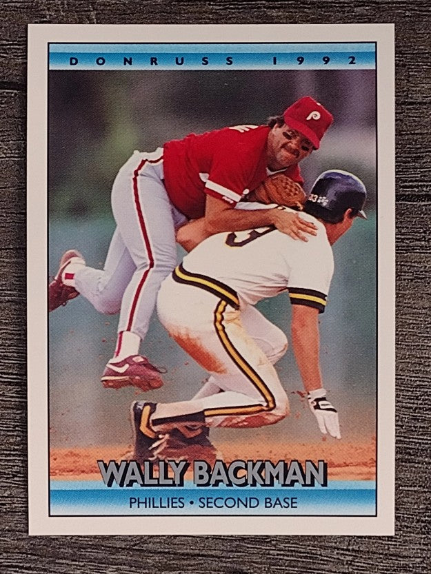 1992 Donruss #478 Wally Backman