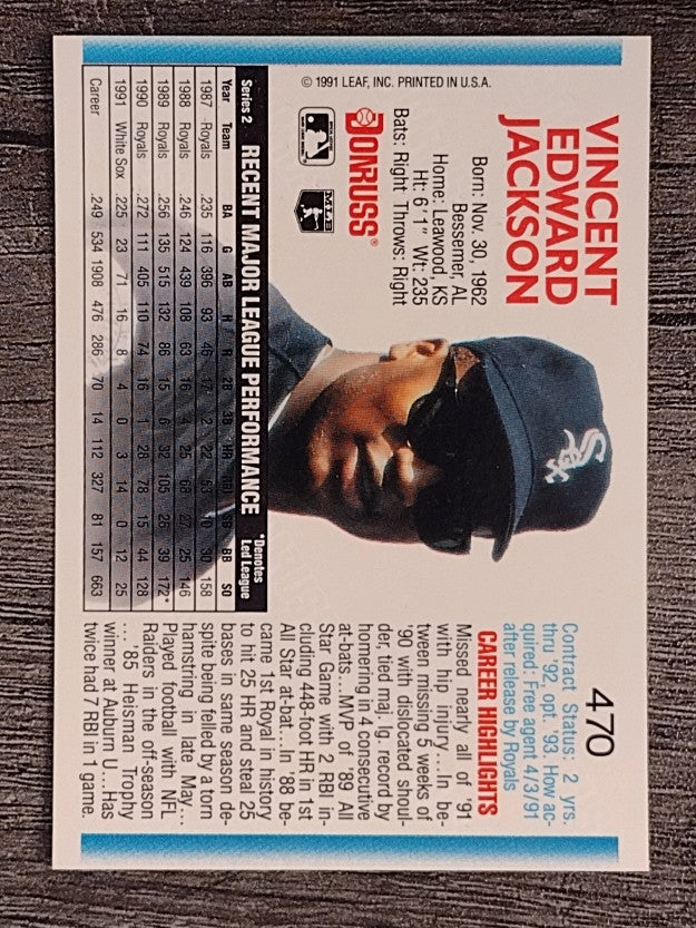 1992 Donruss #470 Bo Jackson