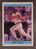 1992 Donruss #468 Jeff King