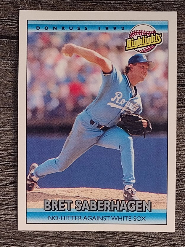 1992 Donruss #434 Bret Saberhagen HL