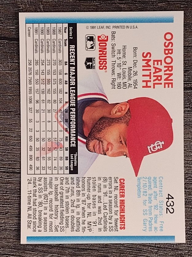 1992 Donruss #432 Ozzie Smith