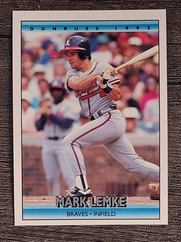 1992 Donruss #606 Mark Lemke