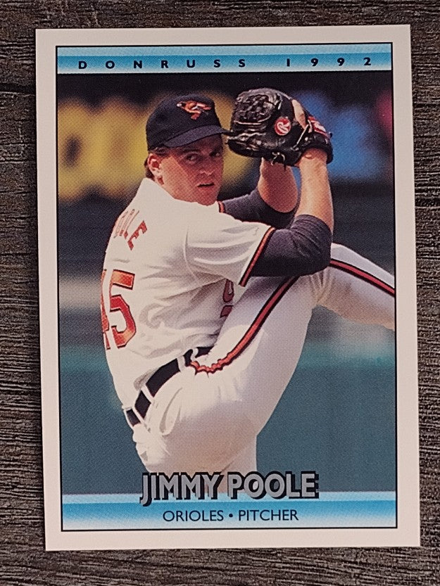 1992 Donruss #600 Jim Poole