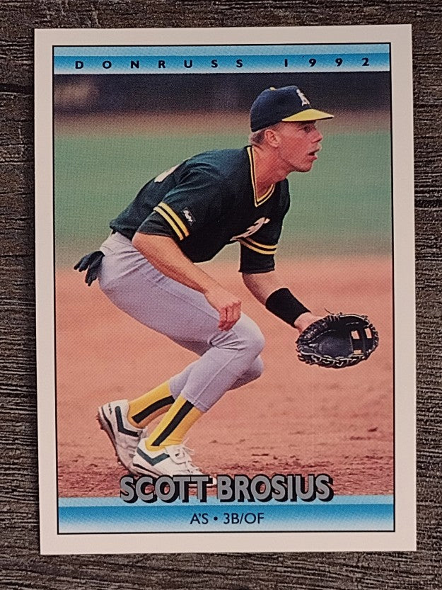 1992 Donruss #591 Scott Brosius RC