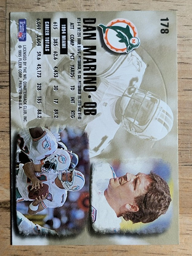 1995 Ultra Gold Medallion #178 Dan Marino