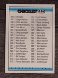 1992 Donruss #636 Checklist 556-635