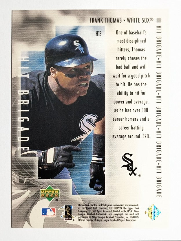 2000 Upper Deck Hit Brigade #H13 Frank Thomas