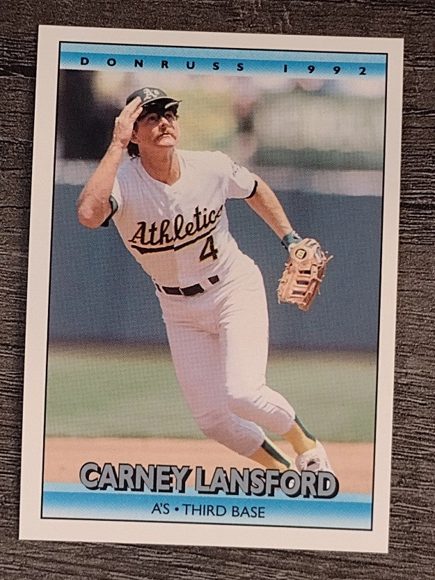 1992 Donruss #775 Carney Lansford
