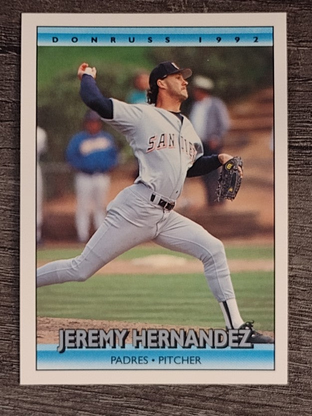 1992 Donruss #756 Jeremy Hernandez RC
