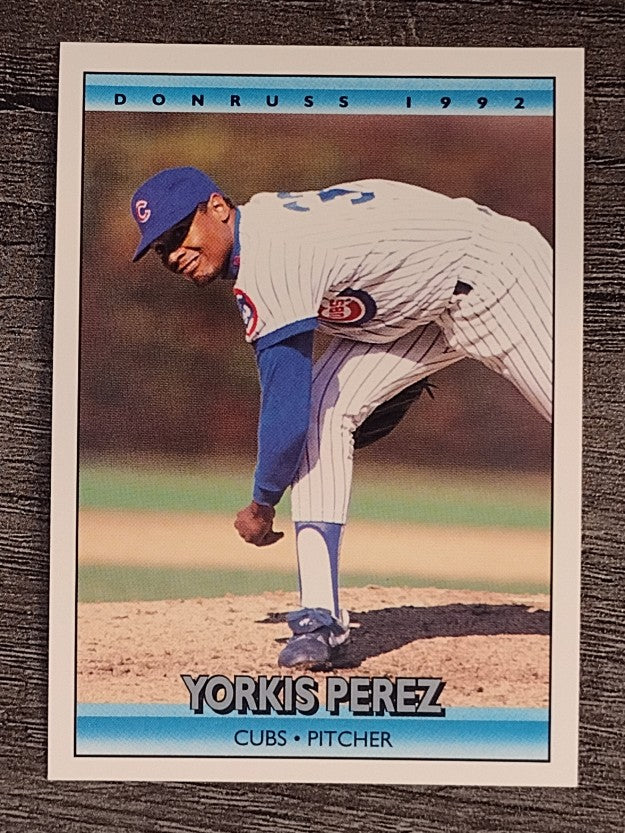 1992 Donruss #754 Yorkis Perez