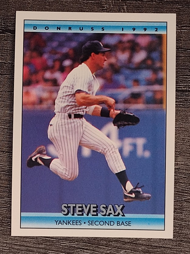 1992 Donruss #729 Steve Sax