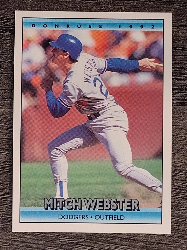 1992 Donruss #714 Mitch Webster