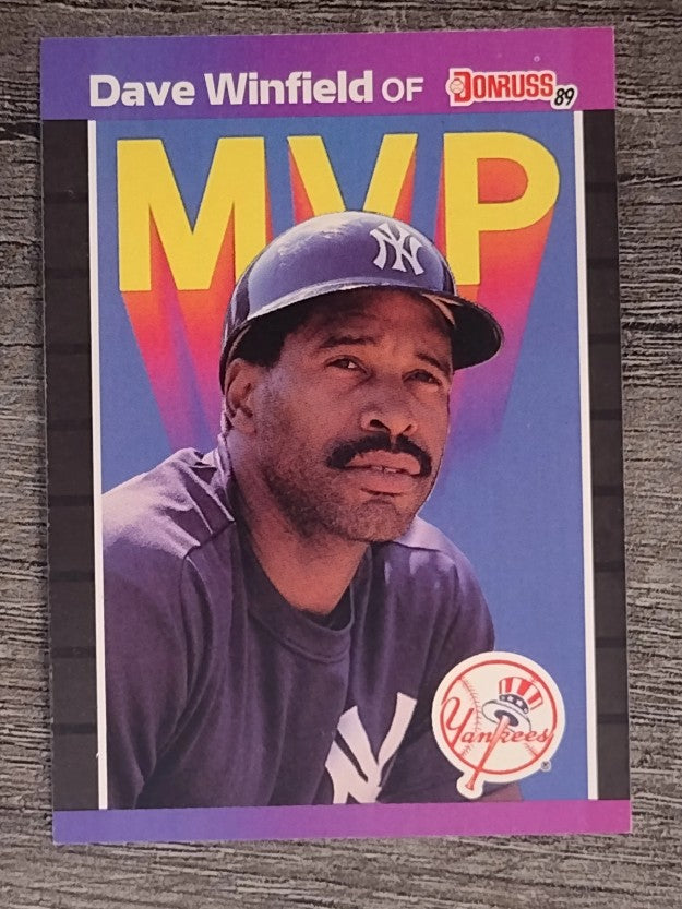 1989 Donruss Bonus MVP's #BC11 Dave Winfield