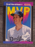 1989 Donruss Bonus MVP's #BC4 Orel Hershiser