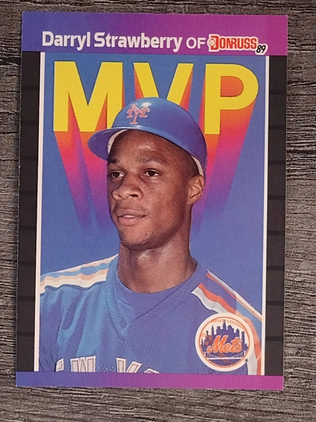 1989 Donruss Bonus MVP's #BC6 Darryl Strawberry