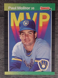 1989 Donruss Bonus MVP's #BC9 Paul Molitor