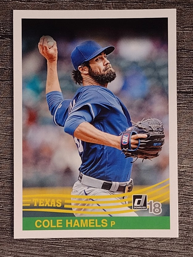 2018 Donruss #267 Cole Hamels RETRO