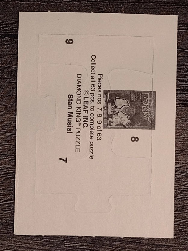 1988 Donruss Stan Musial Puzzle #7 Musial Puzzle 7-10