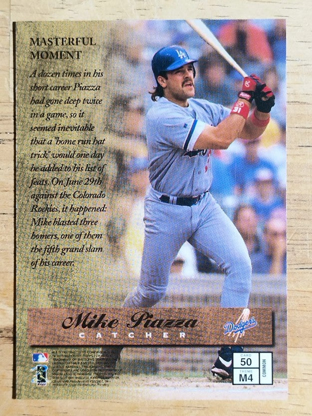 1997 Finest #50 Mike Piazza B