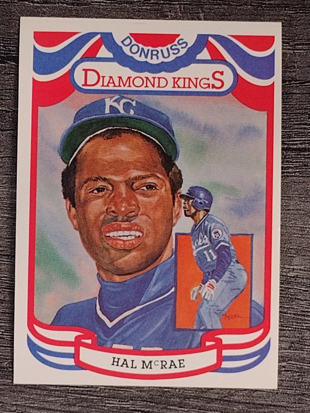 1984 Donruss #11A Hal McRae DK ERR/Perez Steel