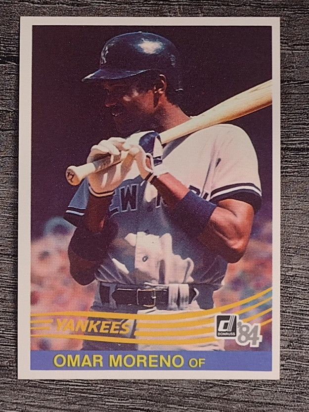 1984 Donruss #637 Omar Moreno