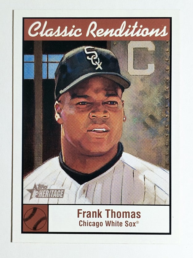 2001 Topps Heritage Classic Renditions #CR7 Frank Thomas