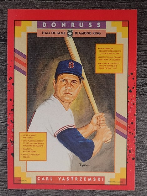 1990 Donruss #588 Carl Yastrzemski/Puzzle Card