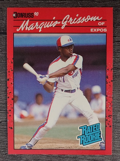 1990 Donruss #36 Marquis Grissom RC