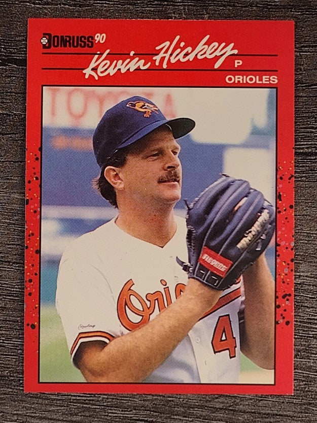 1990 Donruss #583A Kevin Hickey ERR
