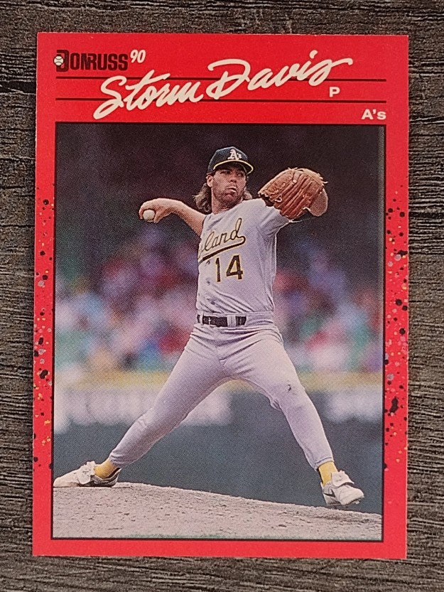 1990 Donruss #479 Storm Davis