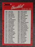 1990 Donruss #600A Checklist 538-639